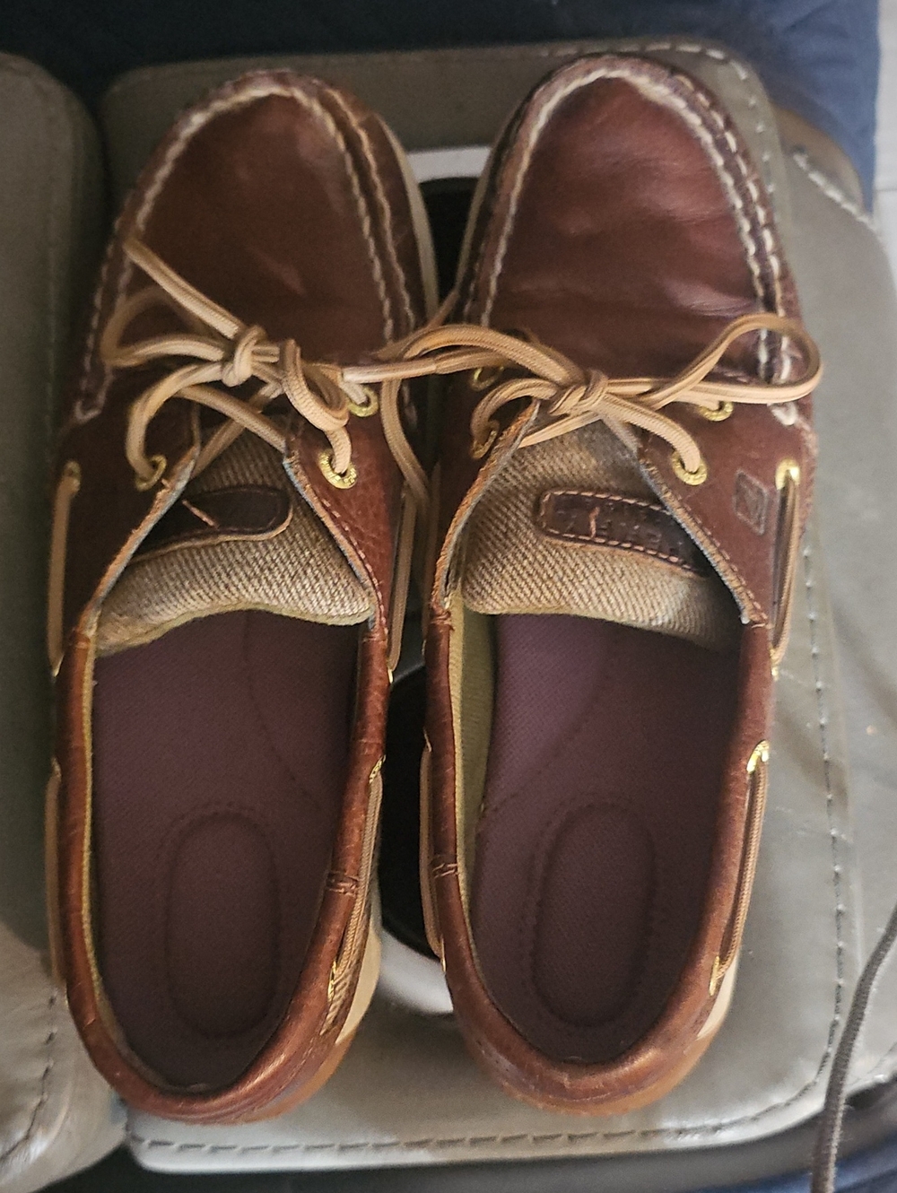 Women's Sperry's Brown Leather Boat Shoes